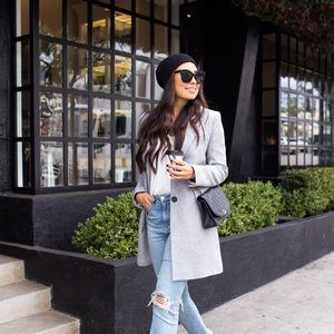 La Camiceria cashmere ribbed beanie